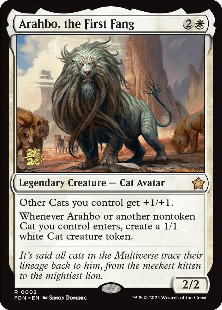 Arahbo the First Fang (2) [PRE] - MTG Single