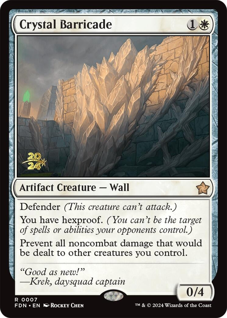 Crystal Barricade (7) [PRE] - MTG Single