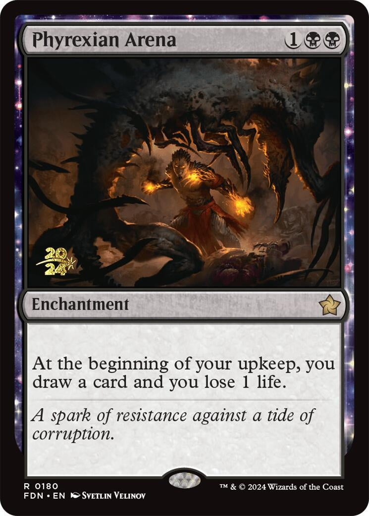 Phyrexian Arena (FDN) (180) [PRE] - MTG Single
