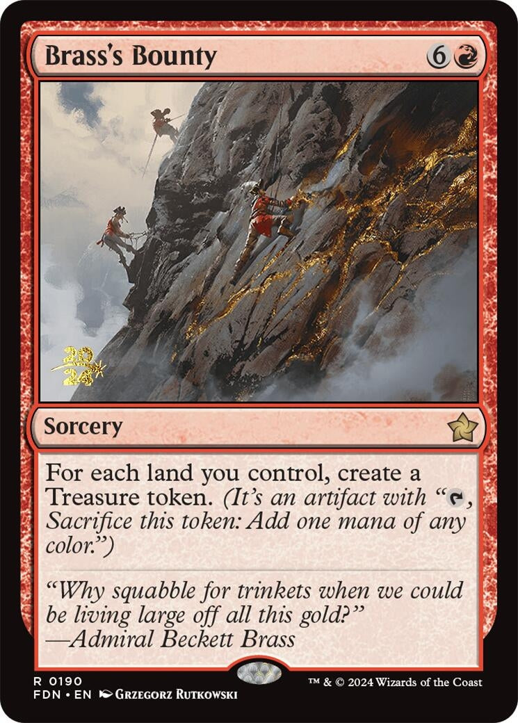 Brass’s Bounty (FDN) (190) [PRE] - MTG Single