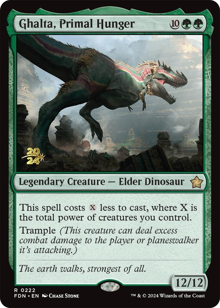 Ghalta Primal Hunger (FDN) (222) [PRE] - MTG Single