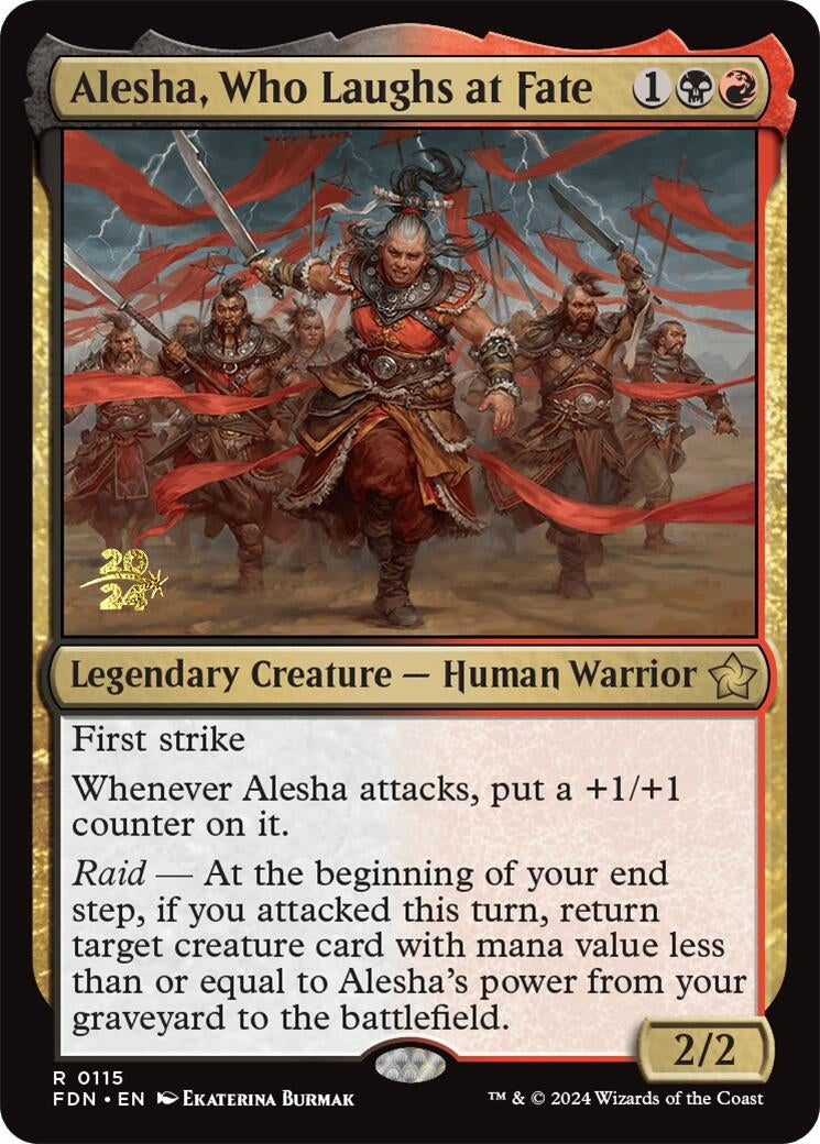 Alesha Who Laughs at Fate (115) [PRE] - MTG Single