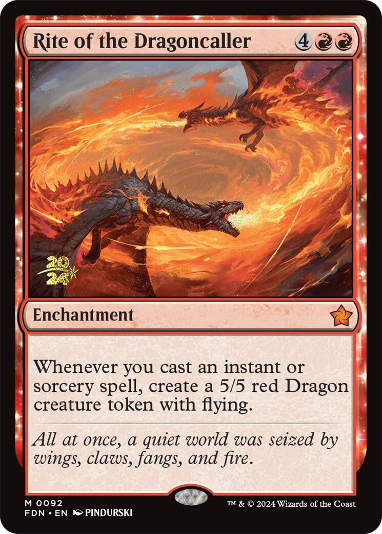 Rite of the Dragoncaller (92) [PRE] - MTG Single