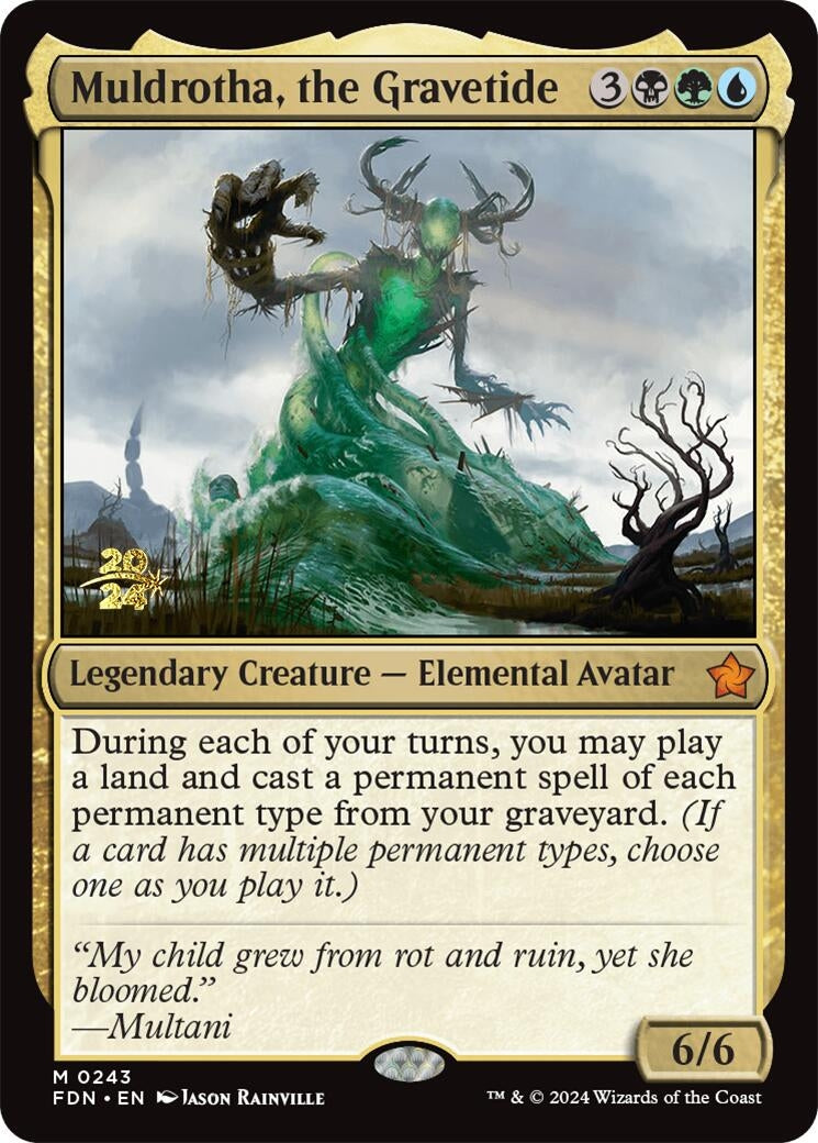 Muldrotha the Gravetide (FDN) (243) [PRE] - MTG Single