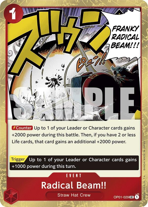 Radical Beam!! (1029) (PRB-01) - One Piece Card Game Single