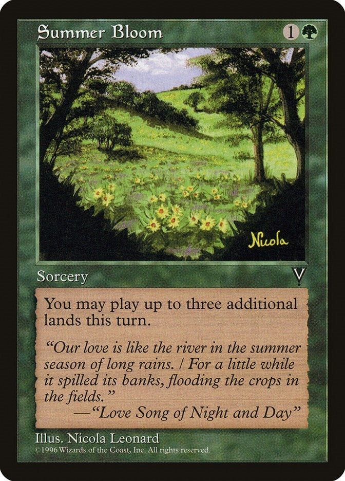 Summer Bloom [VIS] - MTG Single