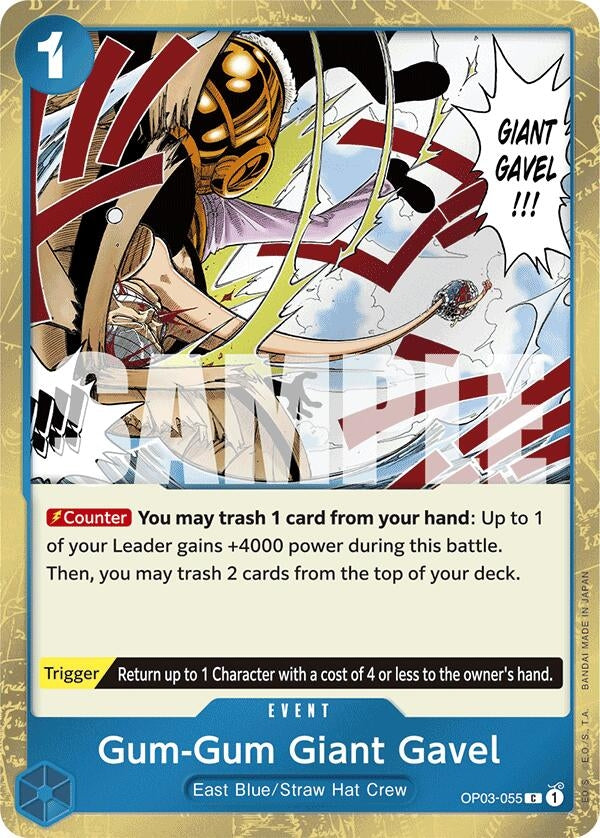Gum-Gum Giant Gavel (3055) (PRB-01) - One Piece Card Game Single