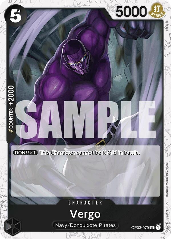 Vergo (3079) (PRB-01) - One Piece Card Game Single