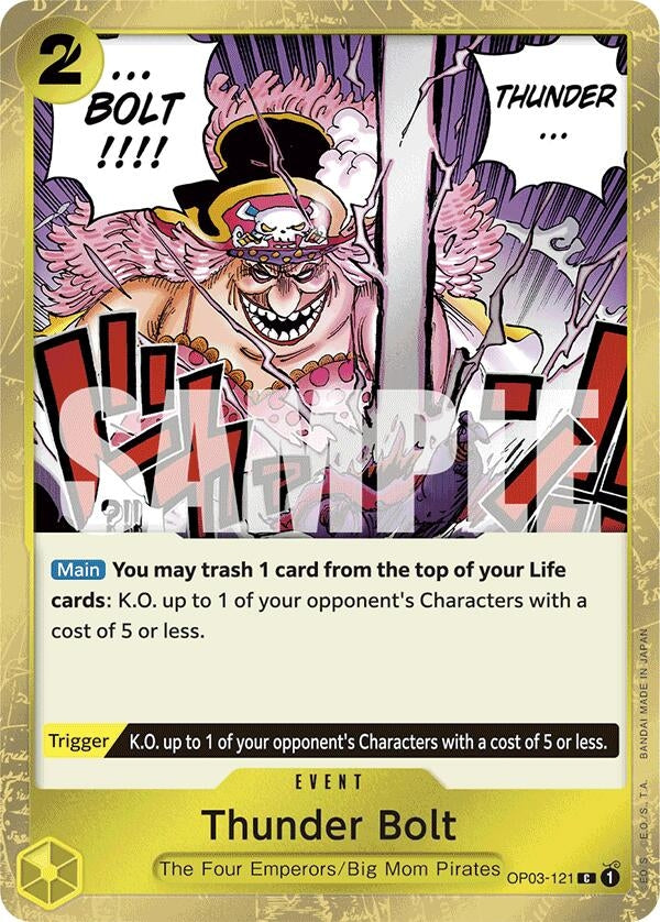 Thunder Bolt (3121) (PRB-01) - One Piece Card Game Single