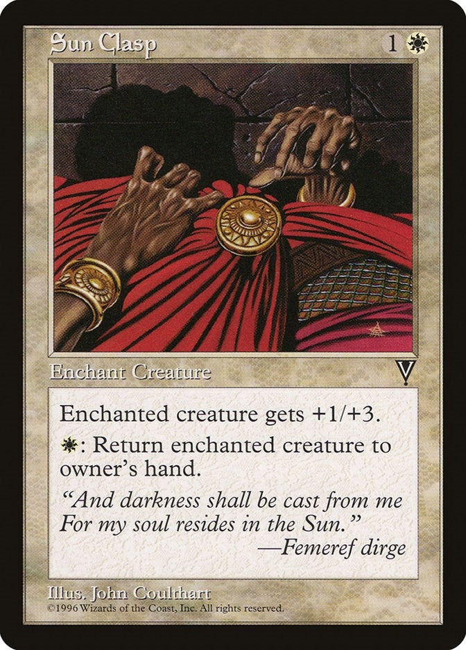 Sun Clasp [VIS] - MTG Single