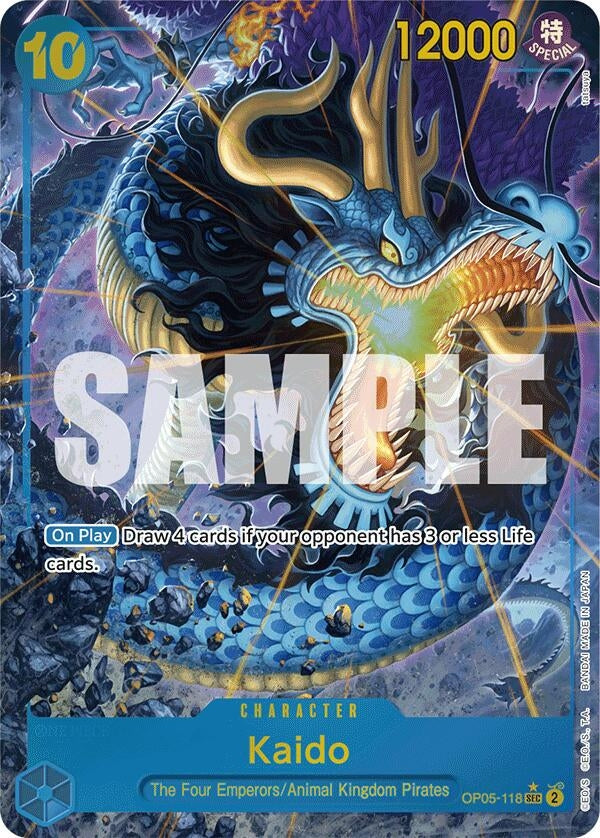 Kaido (OP05-118) (Alternate Art) (5118) (PRB-01) - One Piece Card Game Single