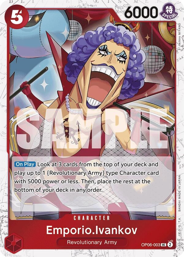 Emporio.Ivankov (6003) (PRB-01) - One Piece Card Game Single