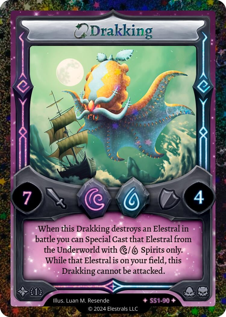 Image for Drakking (SS1-90) (SS1-90) (Shattered Stars Chapter 1 [SS1]) - Elestrals