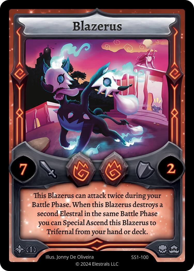 Image for Blazerus (SS1-100) (Shattered Stars Chapter 1 [SS1]) - Elestrals