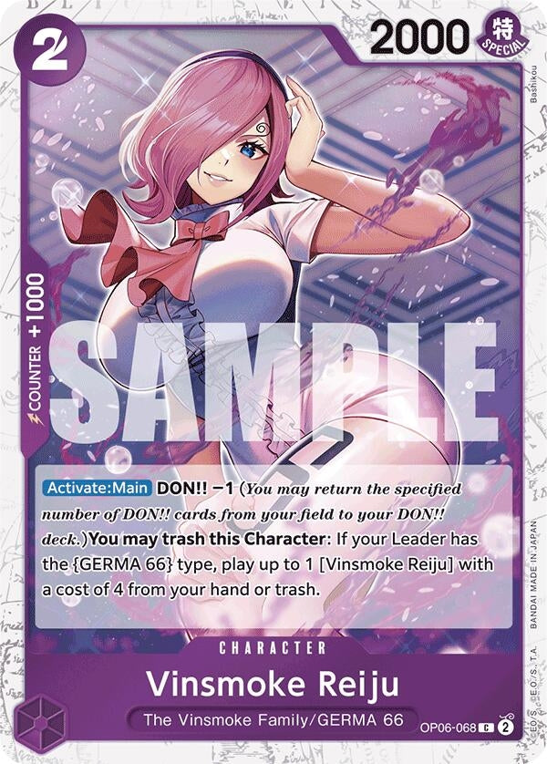 Vinsmoke Reiju (OP06-068) (6068) (PRB-01) - One Piece Card Game Single