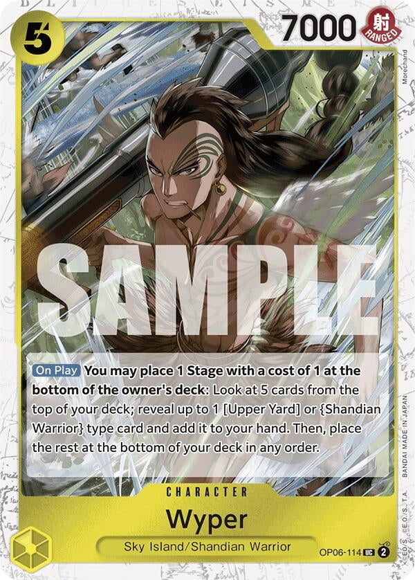 Wyper (6114) (PRB-01) - One Piece Card Game Single