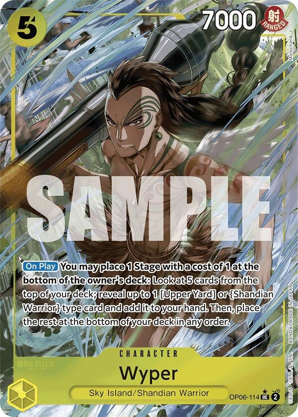 Wyper (Full Art) (6114) (PRB-01) - One Piece Card Game Single
