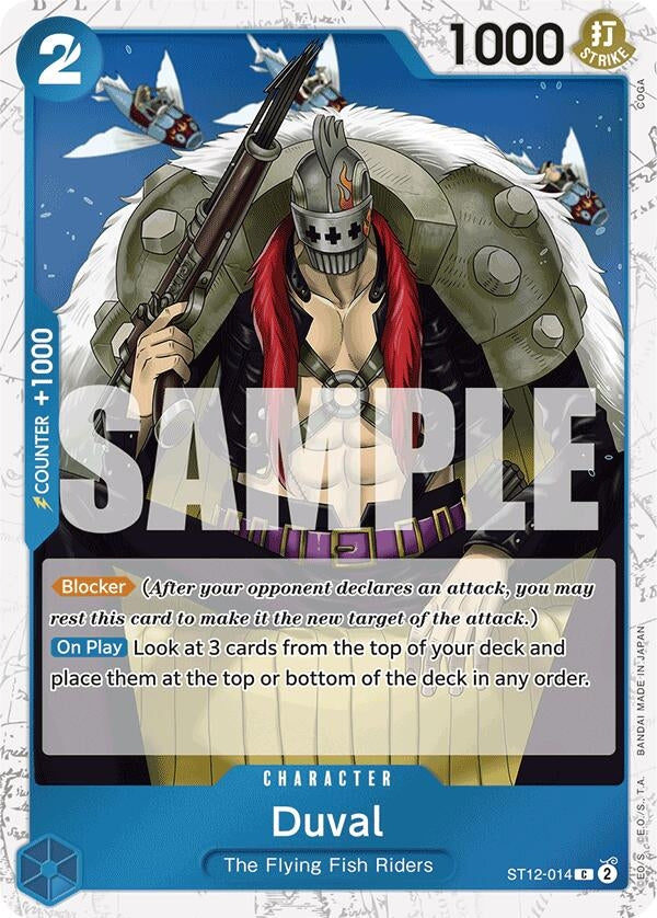 Duval (12014) (PRB-01) - One Piece Card Game Single