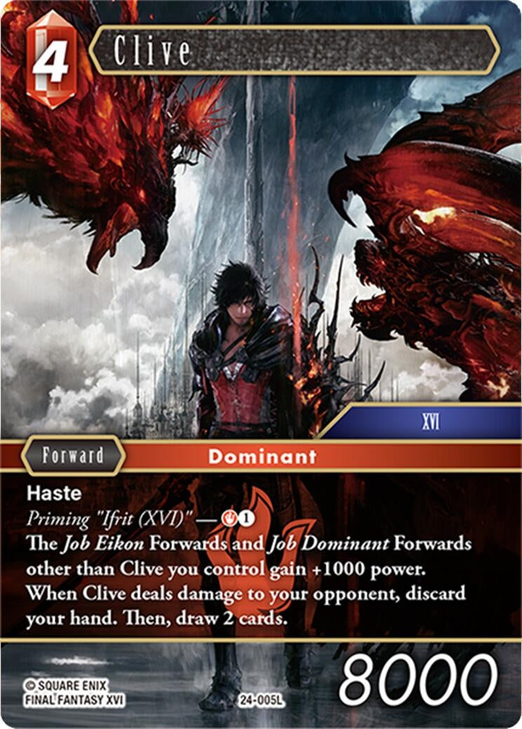 Clive (24) [24] - Final Fantasy TCG Single