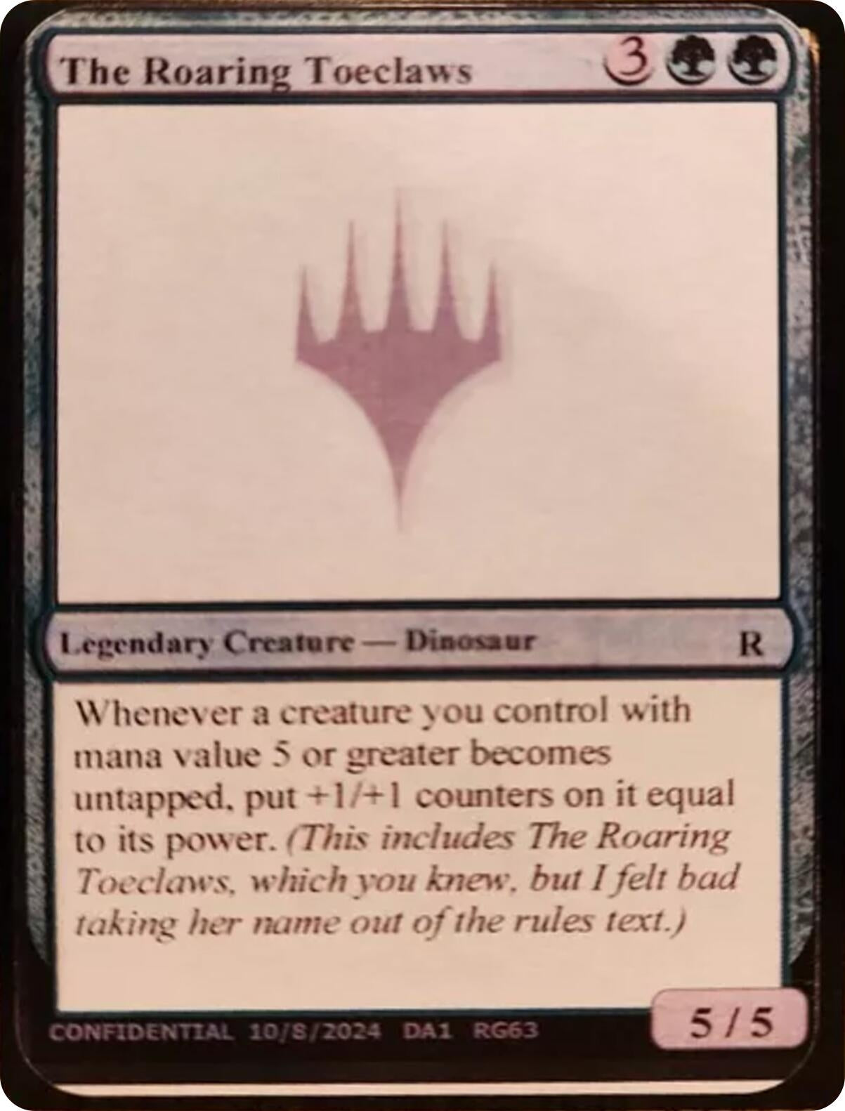 The Roaring Toeclaws - MTG Single