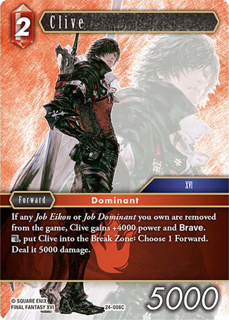 Clive (24-006C) (24) [24] - Final Fantasy TCG Single