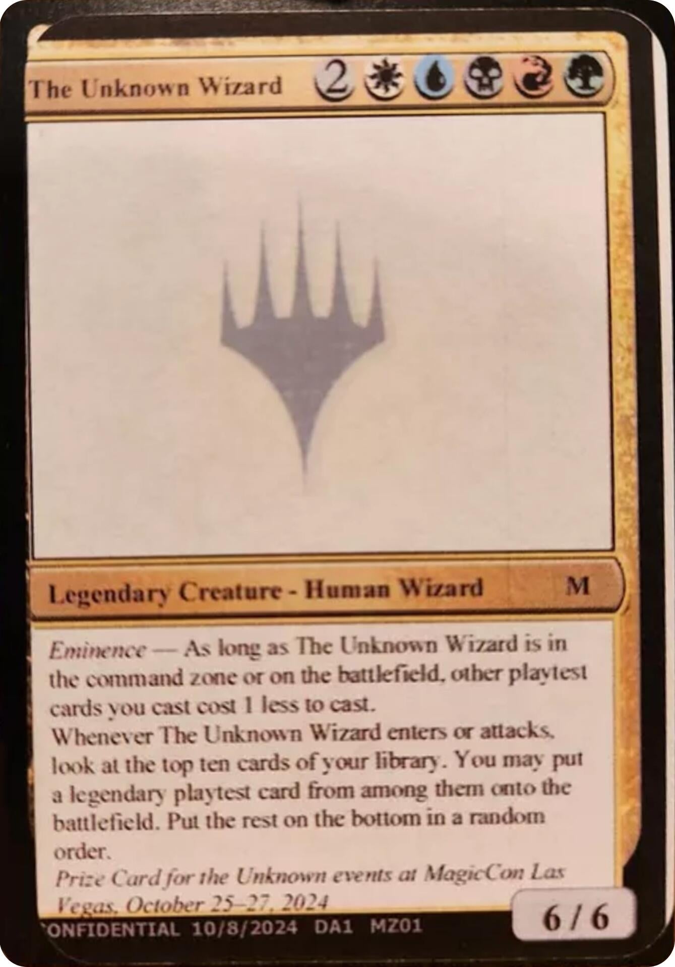 The Unknown Wizard - MTG Single