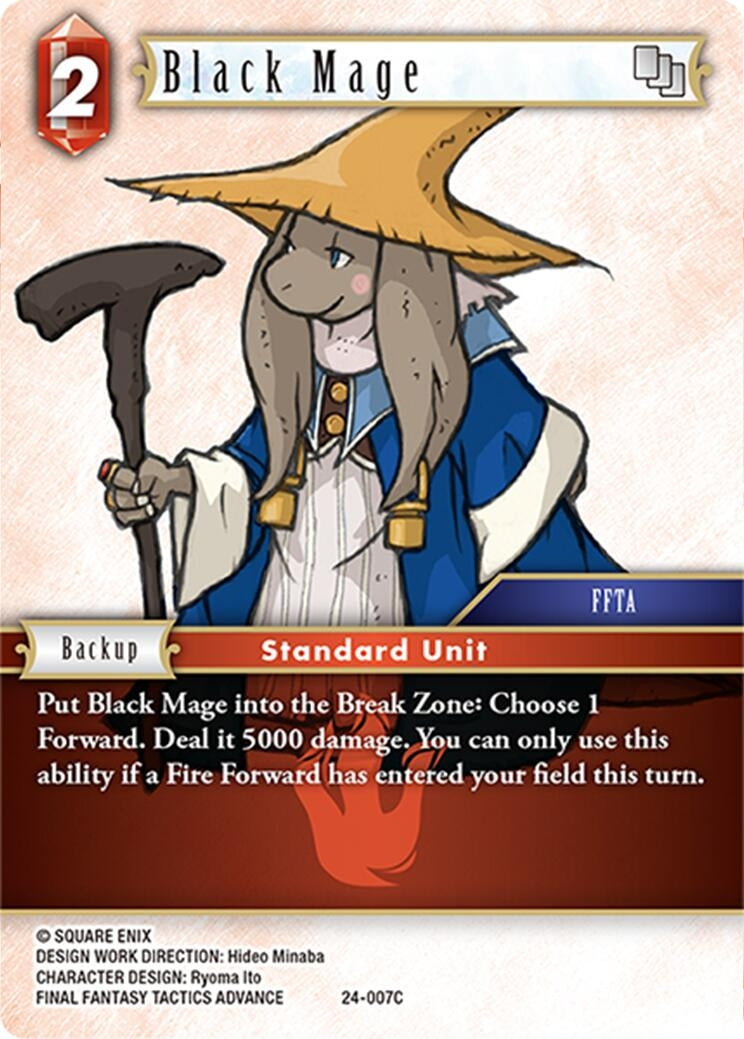 Black Mage (24) [24] - Final Fantasy TCG Single