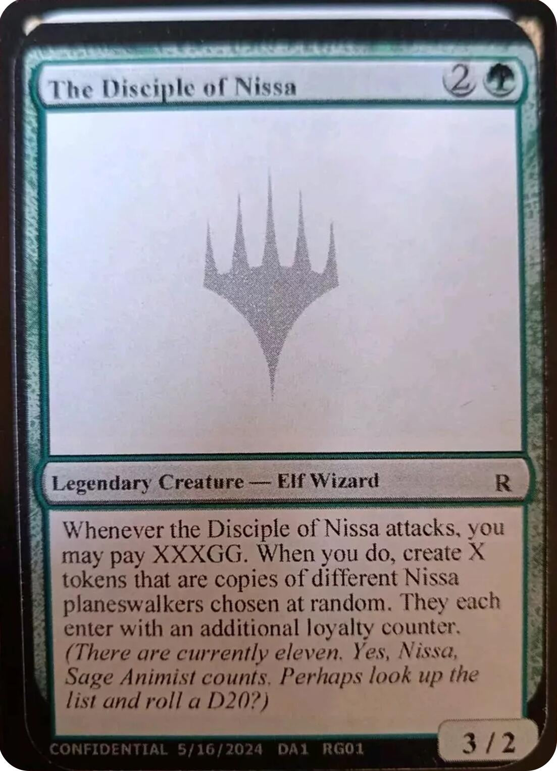 The Disciple of Nissa - MTG Single