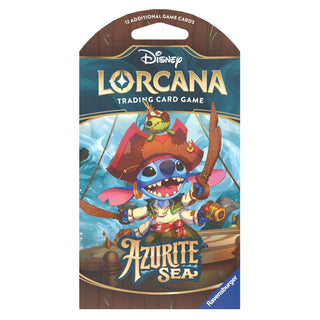 Disney Lorcana: Azurite Sea Sleeved Booster Pack (6) - Disney Lorcana Sealed