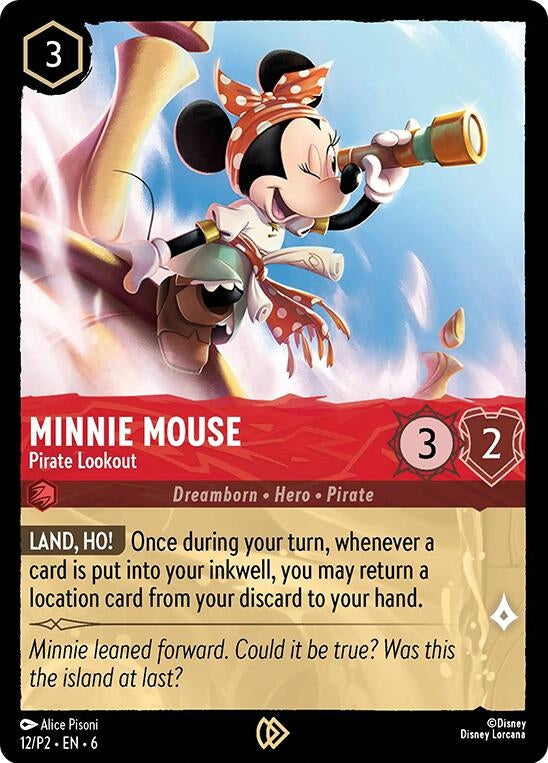 Minnie Mouse - Pirate Lookout (12) (DLPC) - Disney Lorcana Single