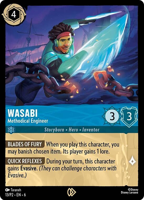 Wasabi - Methodical Engineer (13) (DLPC) - Disney Lorcana Single