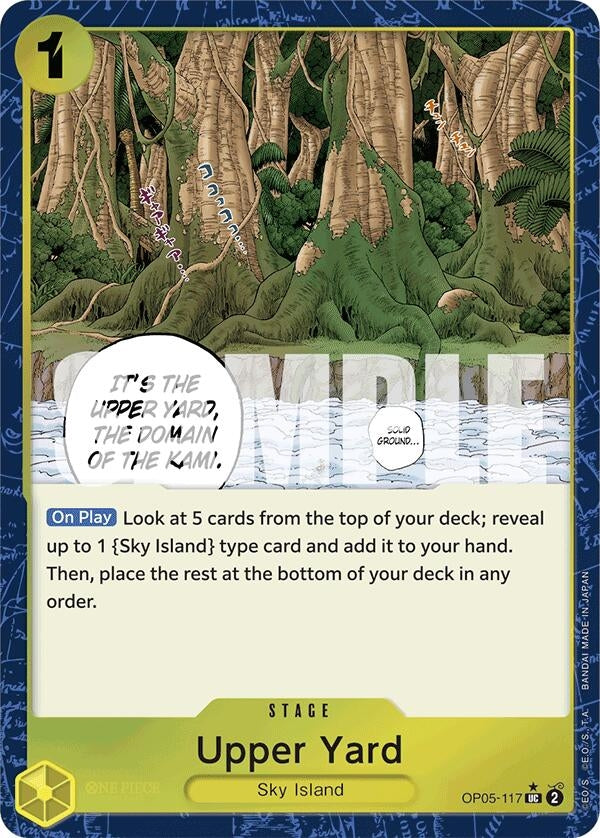 Upper Yard (Textured Foil) (5117) (PRB-01) - One Piece Card Game Single