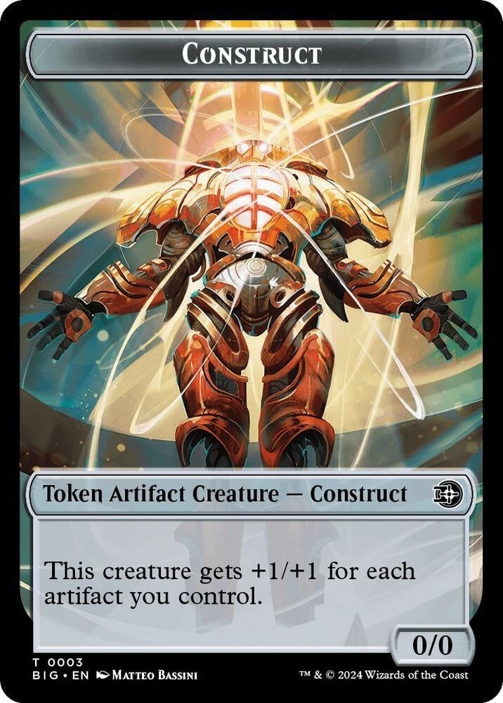 Construct Token // Plot Token Double-Sided Token (3) [BIG] - MTG Single
