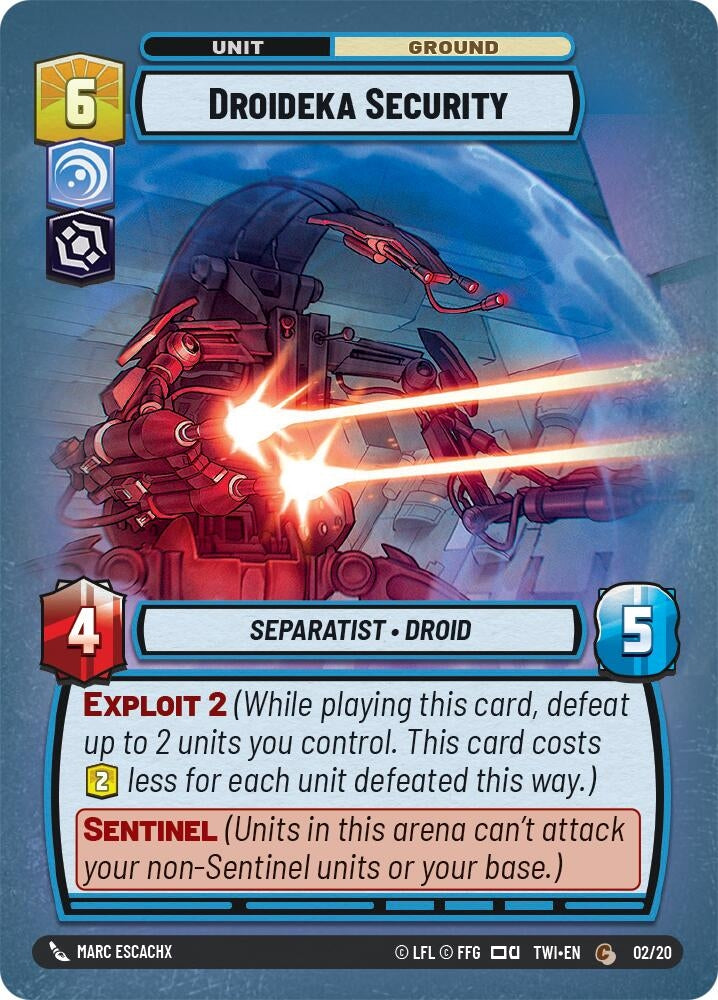 Droideka Security (2) (TOR-WPP) - Star Wars: Unlimited Single