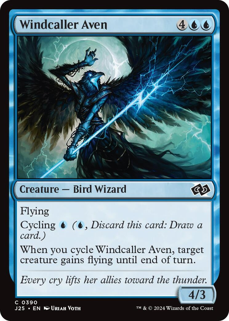 Windcaller Aven (390) [J25] - MTG Single