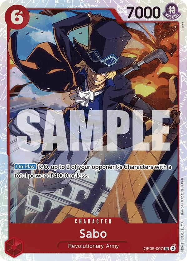 Sabo (OP05-007) (Reprint) (5007) (PRB-01) - One Piece Card Game Single