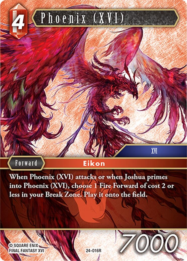 Phoenix (XVI) (24) [24] - Final Fantasy TCG Single