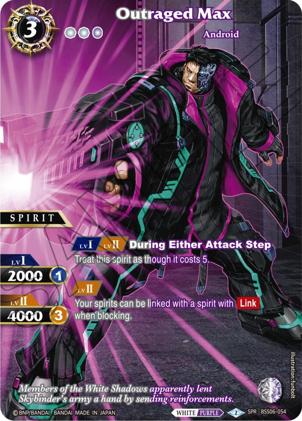 Outraged Max (SPR) (6054) [BSS06] - Battle Spirits Saga Single