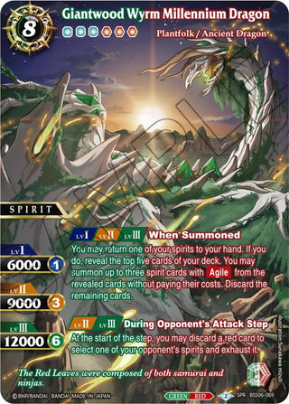 Giantwood Wyrm Millennium Dragon (SPR) (6069) [BSS06] - Battle Spirits Saga Single