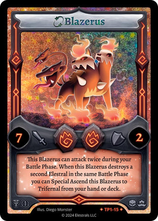 Image for Blazerus (TP1-15) (Organized Play Series 1) - Elestrals