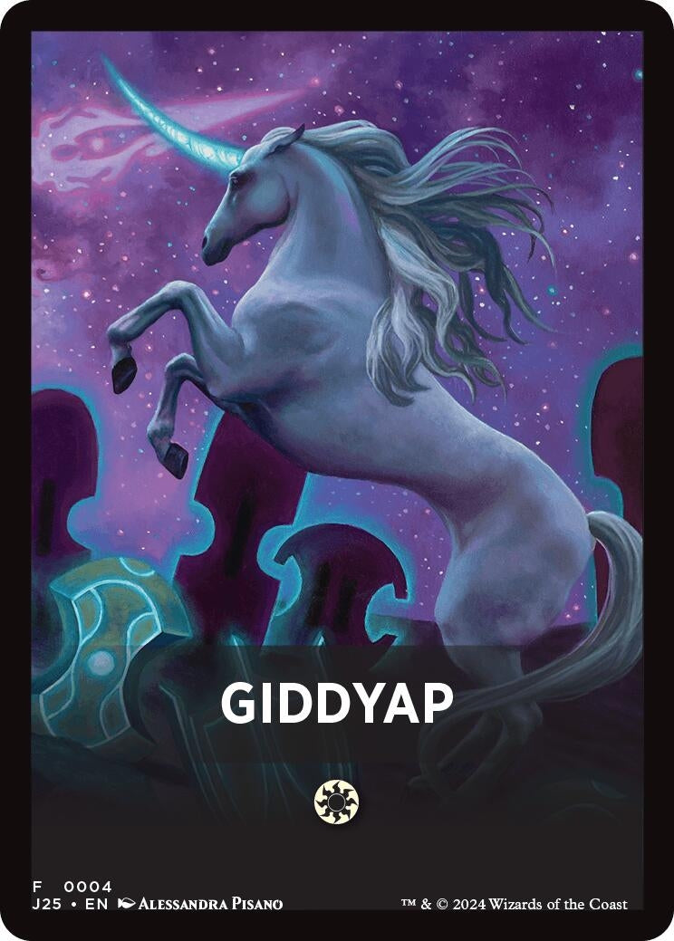 Giddyap Theme Card (4) [J25] - MTG Single