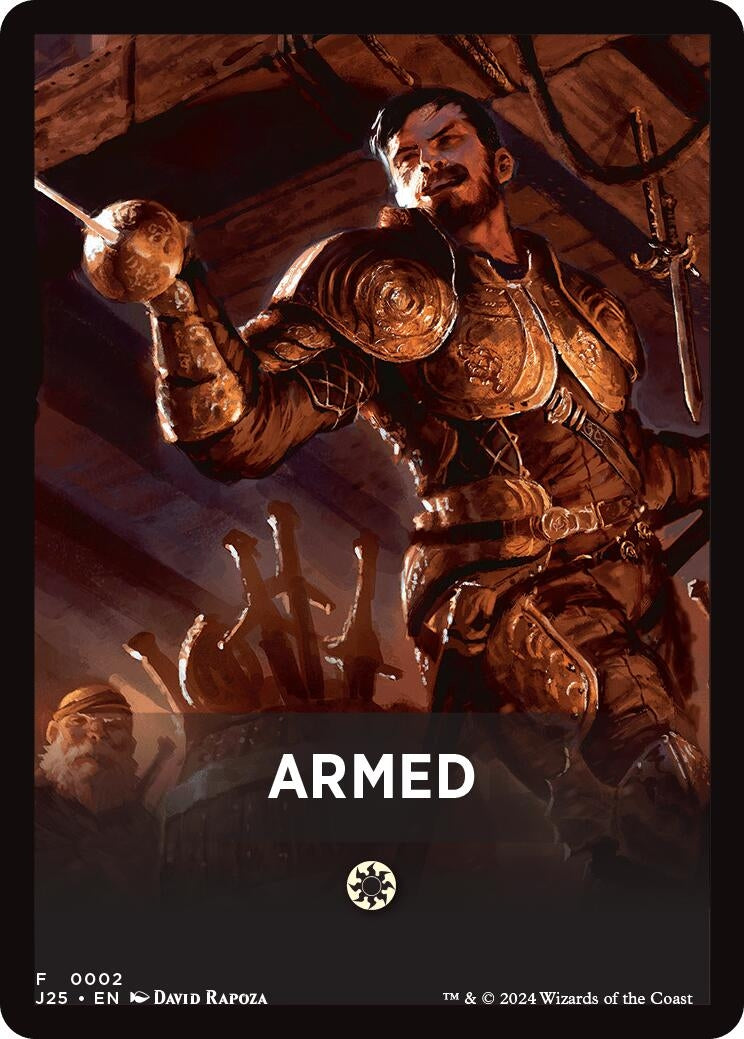 Armed Theme Card (2) [J25] - MTG Single