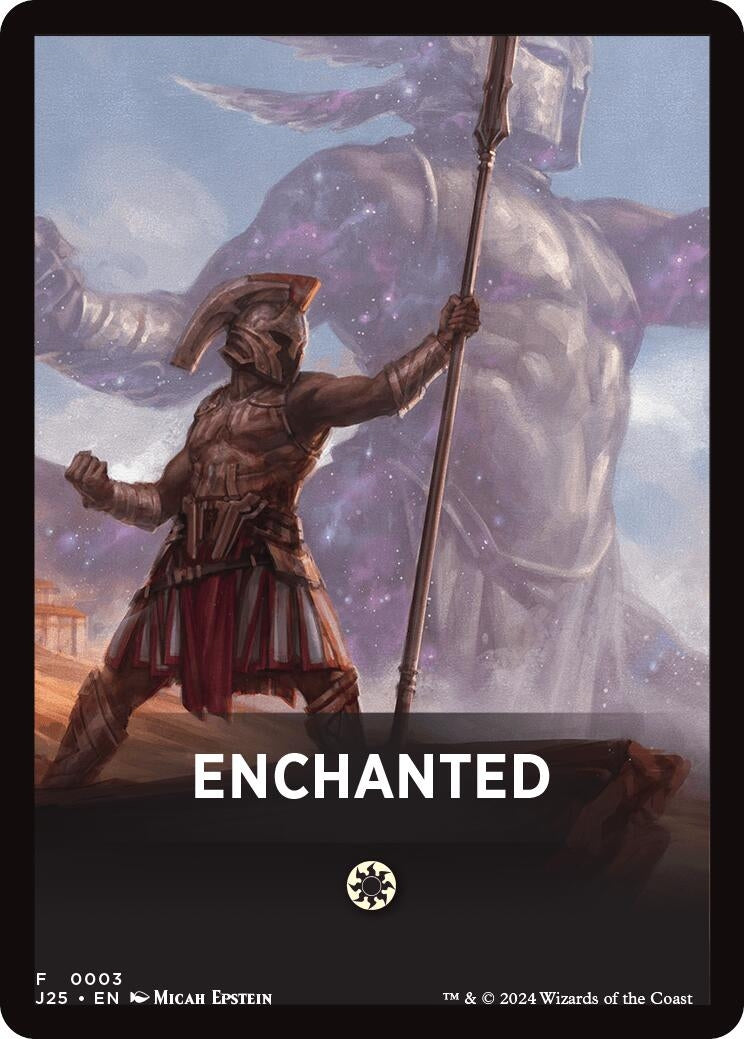 Enchanted Theme Card (3) [J25] - MTG Single
