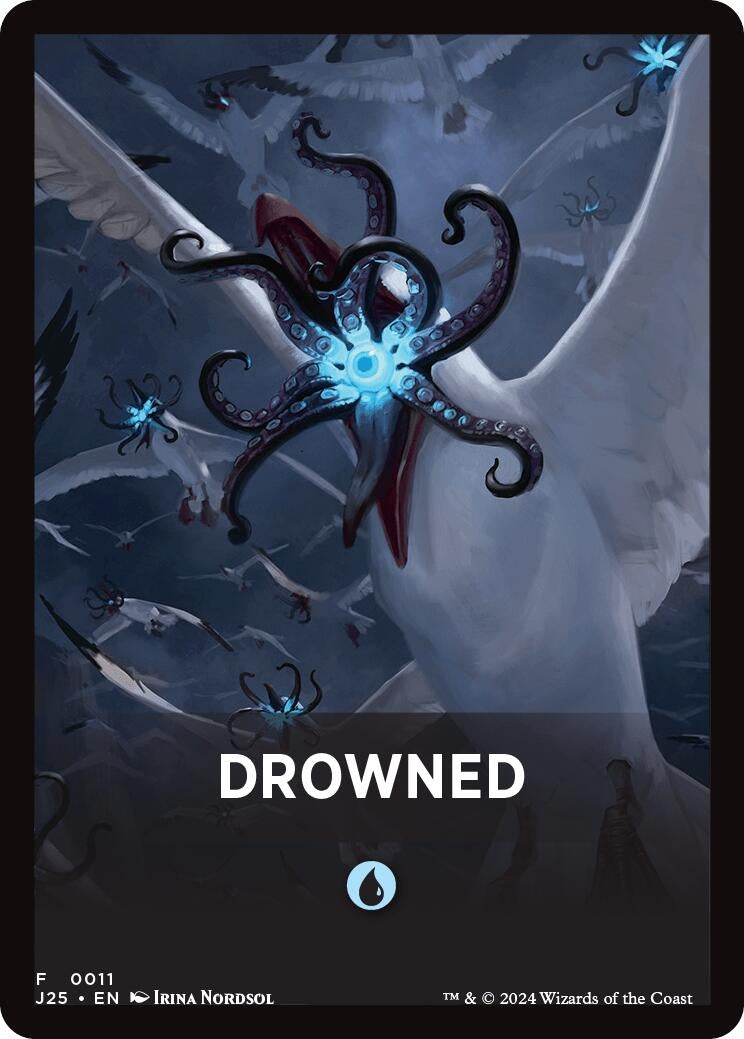 Drowned Theme Card (11) [J25] - MTG Single