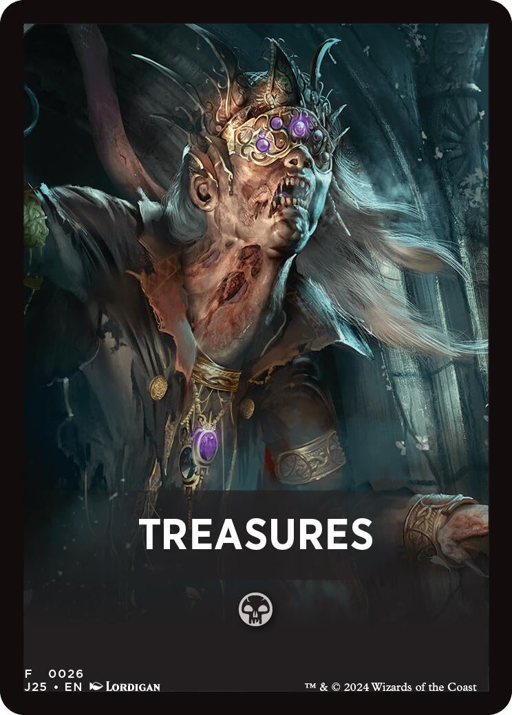 Treasures Theme Card (26) [J25] - MTG Single
