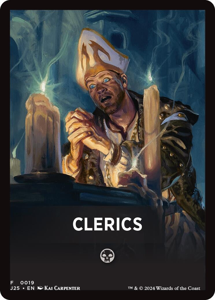 Clerics Theme Card (19) [J25] - MTG Single