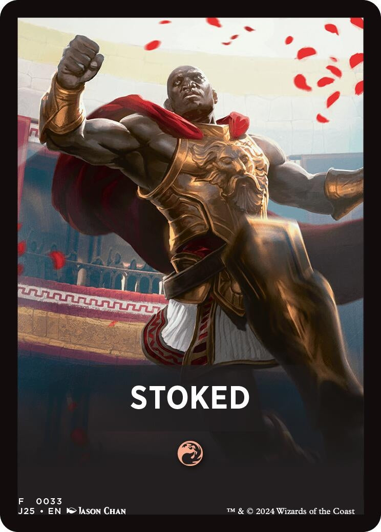 Stoked Theme Card (33) [J25] - MTG Single