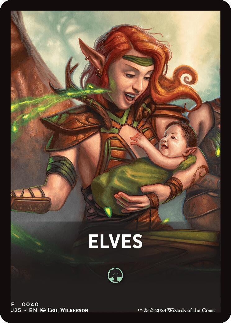 Elves Theme Card (40) [J25] - MTG Single