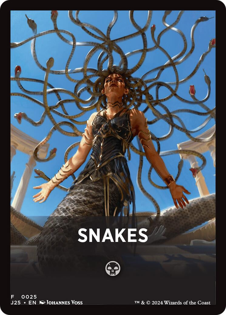 Snakes Theme Card (25) [J25] - MTG Single