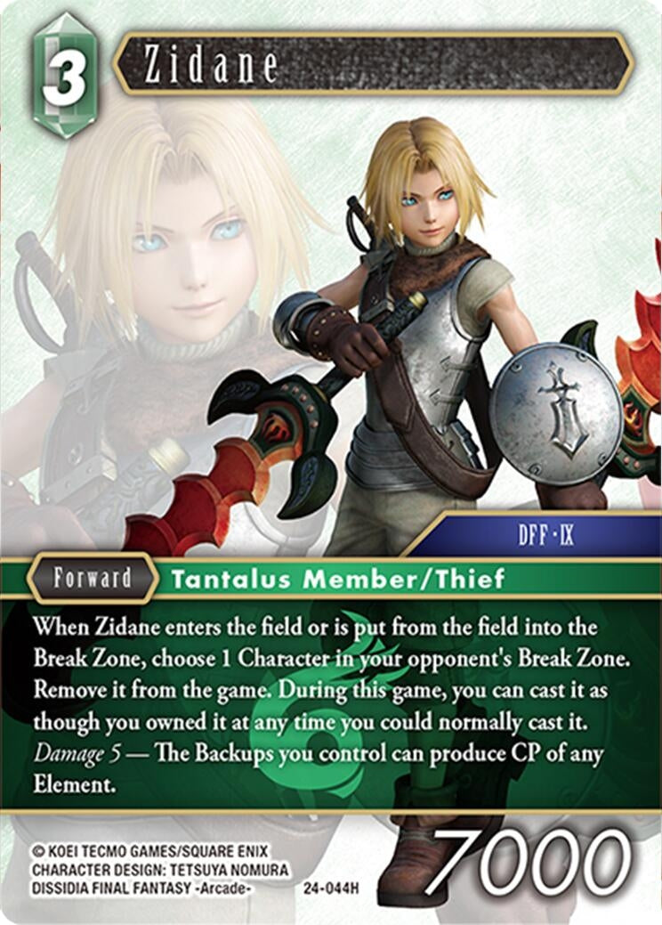Zidane (24) [24] - Final Fantasy TCG Single